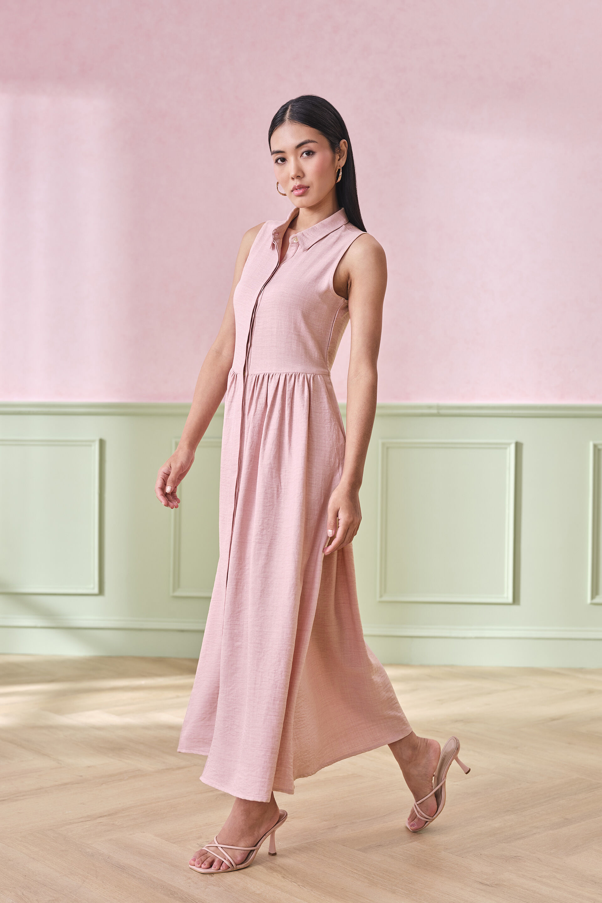 Bubble-yum Peach Dress, Peach, image 4
